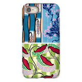 Floréal-dessins & Coloris Nouveaux - E.a. Séguy Iphone Case, 8 / Matte, Colorful Patterned Phone Case Floral Abstract Designs
