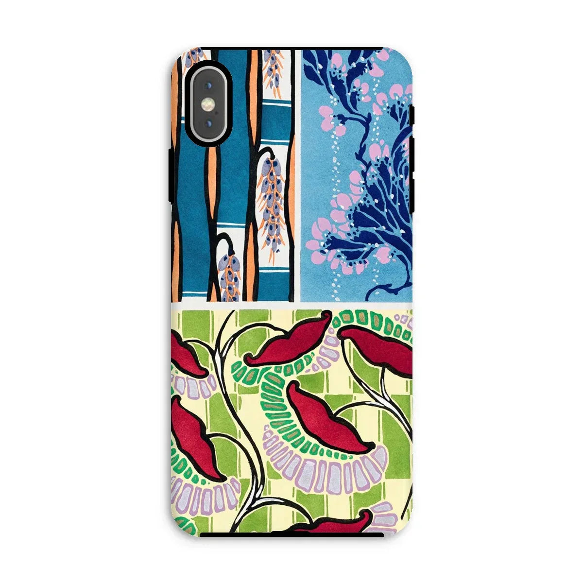 Floréal-dessins & Coloris Nouveaux - E.a. Séguy Iphone Case, Xs Max / Matte, Kite-791089146, Colorful Patterned Phone