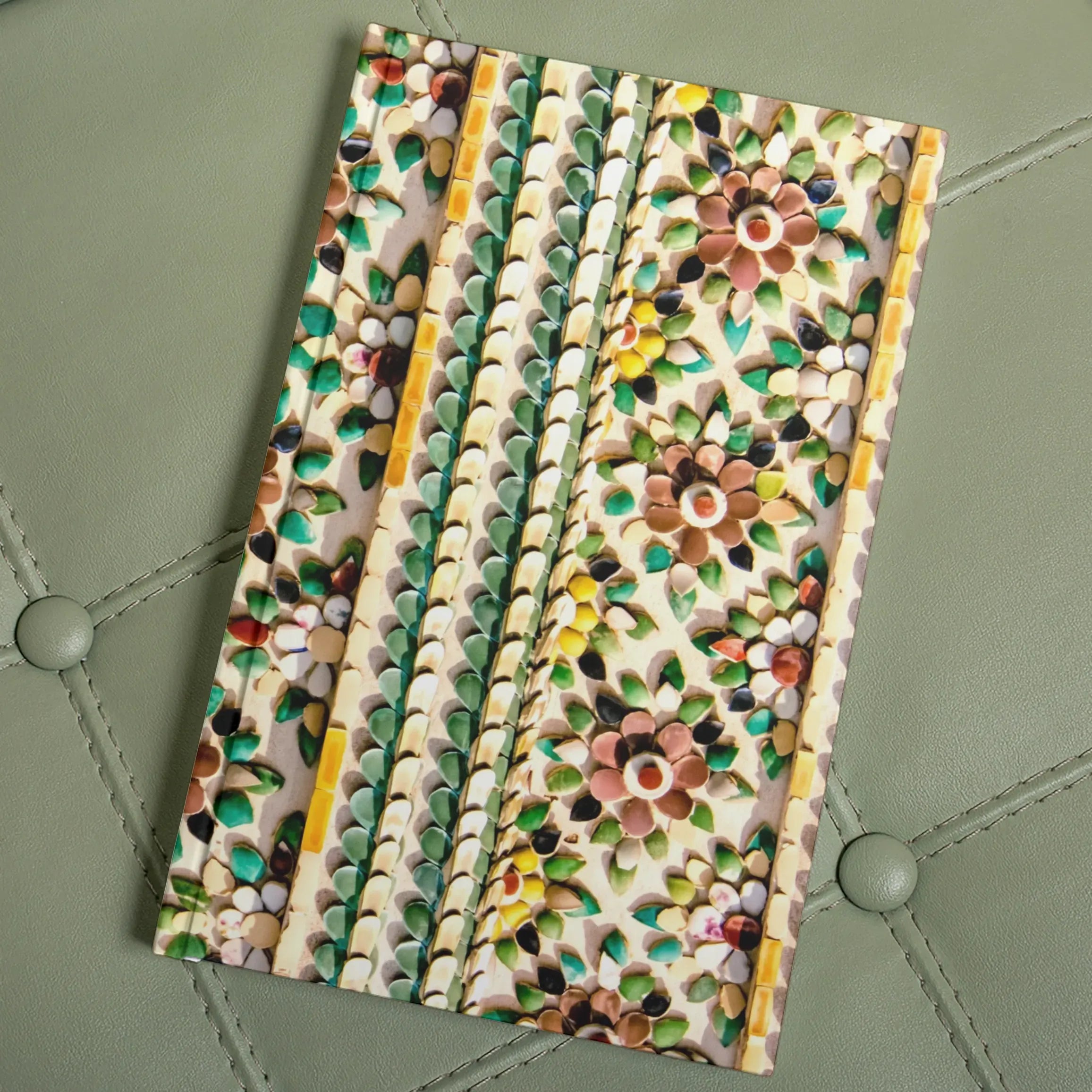 Flower Beds Hardback Journal - Notebooks & Notepads - Aesthetic Art