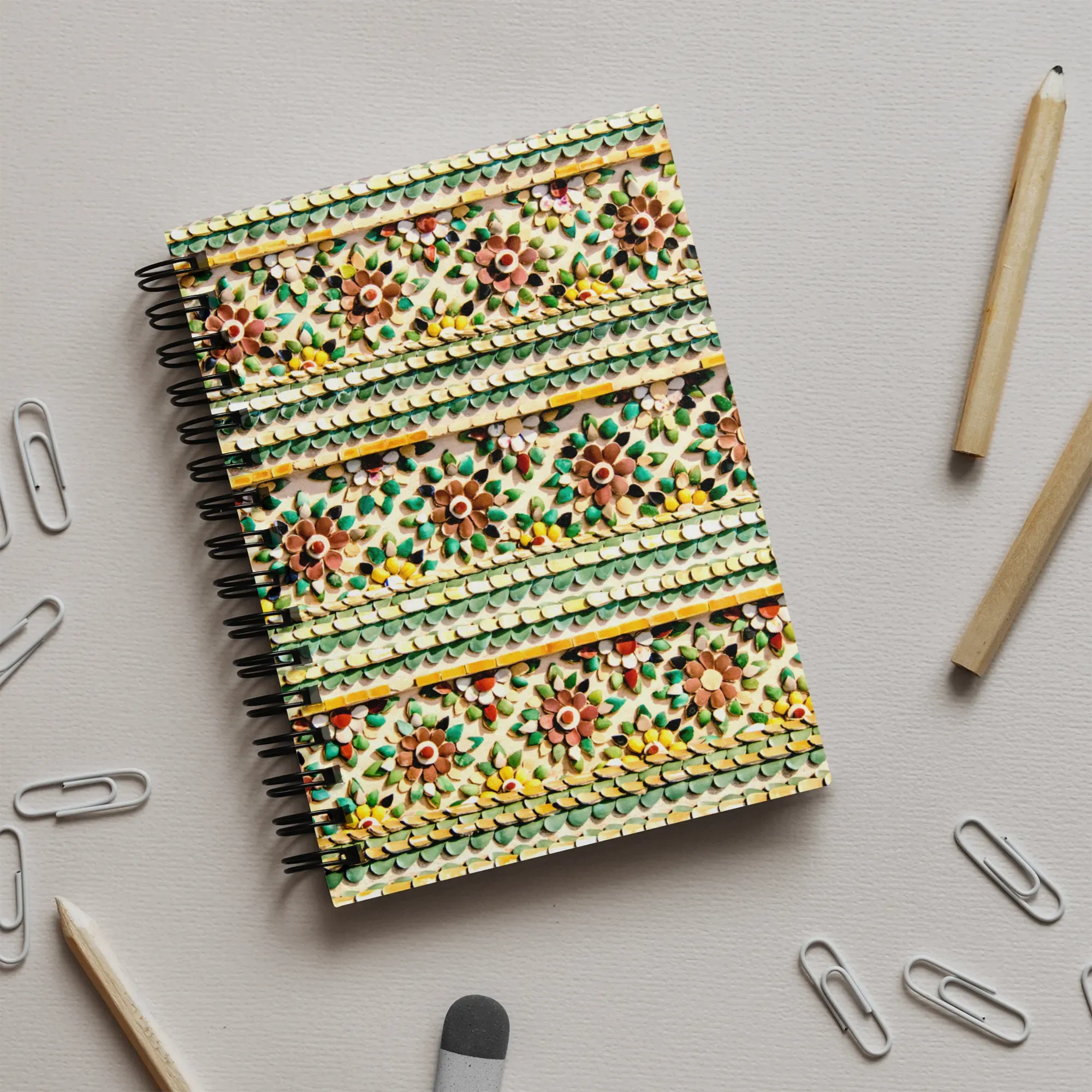 Flower Beds Notebook - Notebooks & Notepads - Aesthetic Art