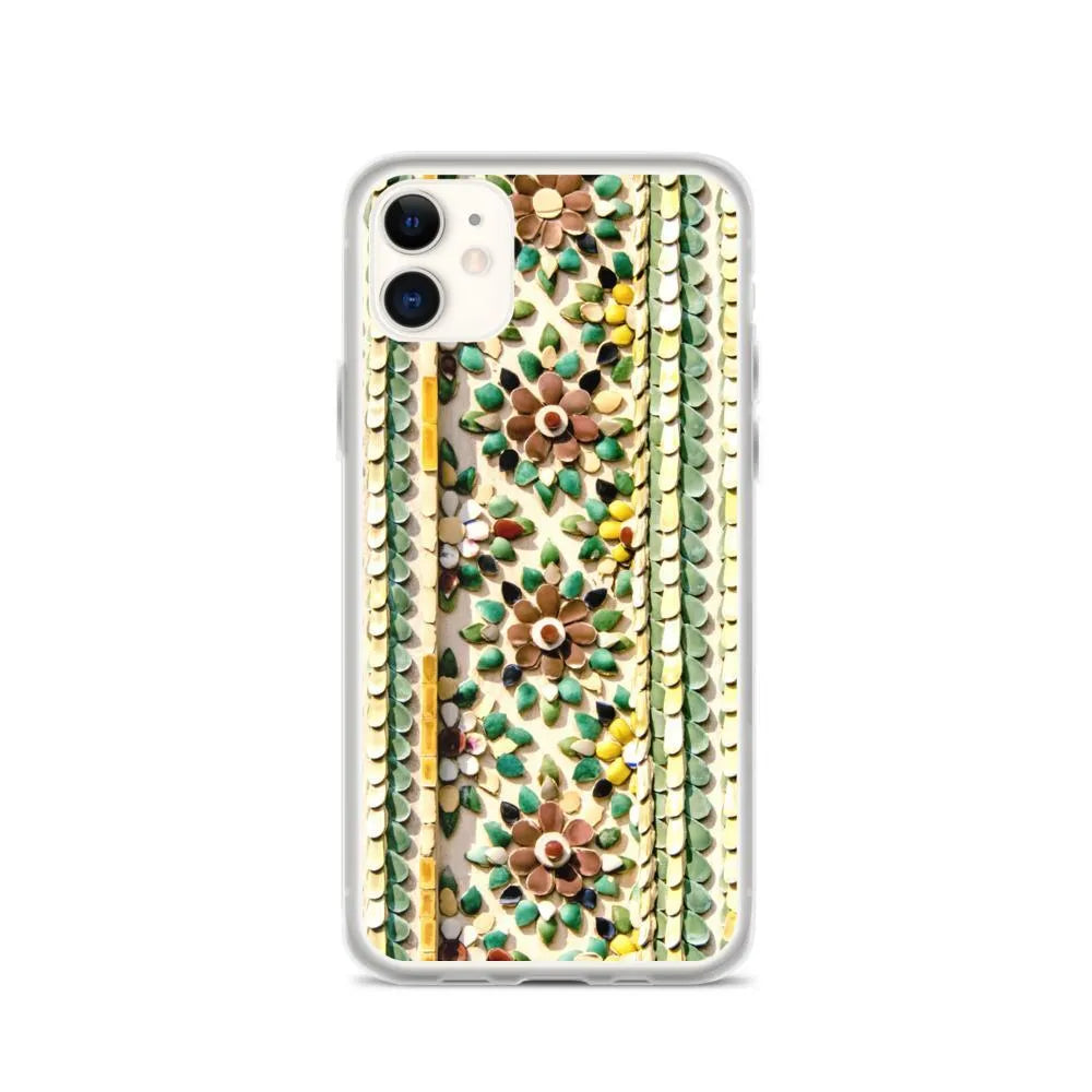 Flower Beds Pattern Iphone Case - Iphone 11 - Mobile Phone Cases - Aesthetic Art