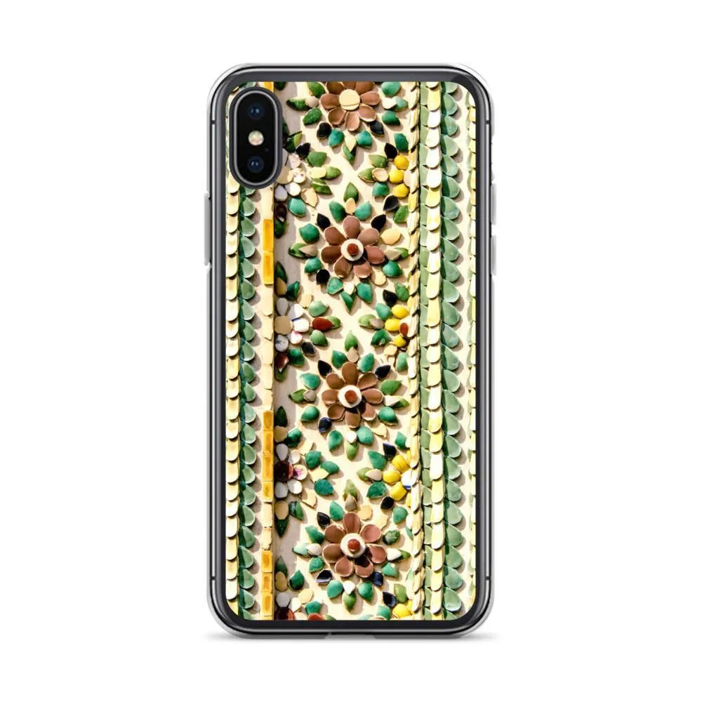 Flower Beds Pattern Iphone Case - Iphone X/xs - Mobile Phone Cases - Aesthetic Art