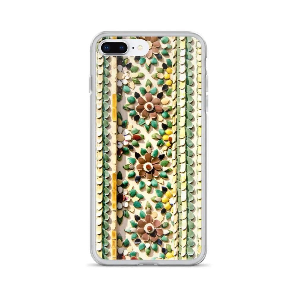 Flower Beds Pattern Iphone Case - Iphone 7 Plus/8 Plus - Mobile Phone Cases - Aesthetic Art