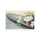 Flower Boat Kamisaka Sekka Art Print, 36x24’’ / 92x61cm / Unframed, Floral Arrangement Dark Vessel