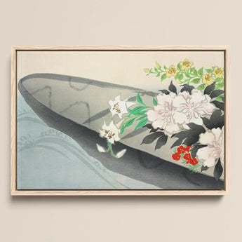 Flower Boat - Kamisaka Sekka Art Print / Canvas, Kamisaka Sekka Charts, Tiger Lilies Arched, Ceremonial Hush