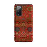 Flower Fan Pattern - G.a. Audsley Textile Art Phone Case, Samsung Galaxy S20 Fe / Matte, Mobile Cases, Toby Leon