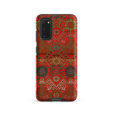 Flower Fan Pattern - G.a. Audsley Textile Art Phone Case, Samsung Galaxy S20 / Matte, Mobile Cases, Toby Leon