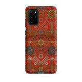 Flower Fan Pattern - G.a. Audsley Textile Art Phone Case, Samsung Galaxy S20 Plus / Matte, Mobile Cases, Toby Leon