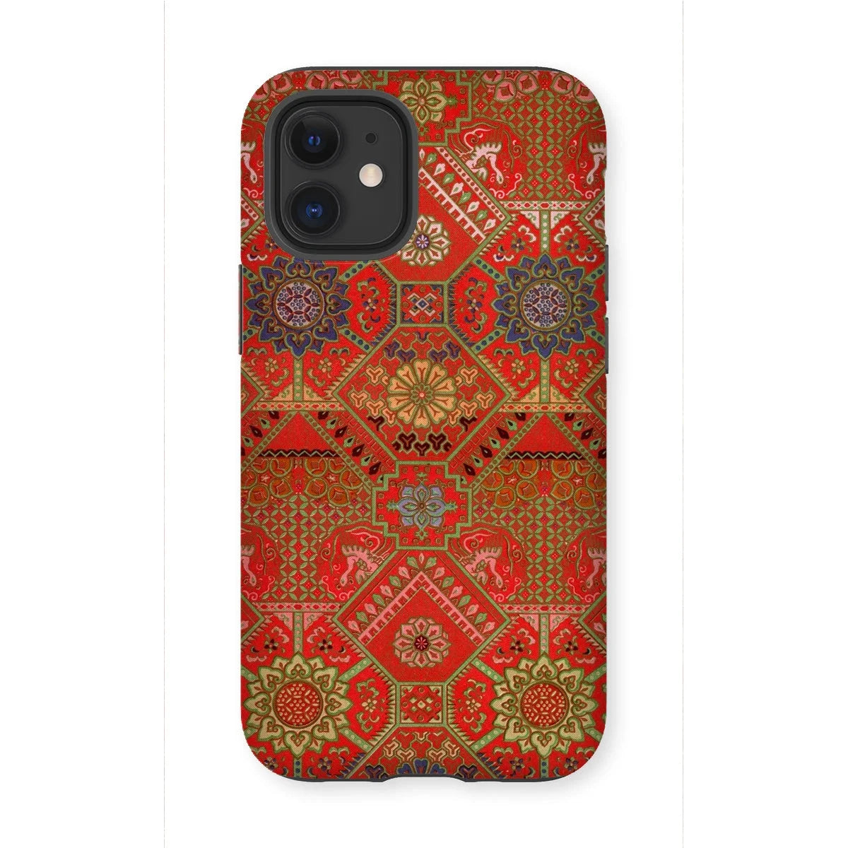 Flower Fan Pattern - G.a. Audsley Textile Art Iphone Case 12 Mini / Matte Mobile Phone Cases