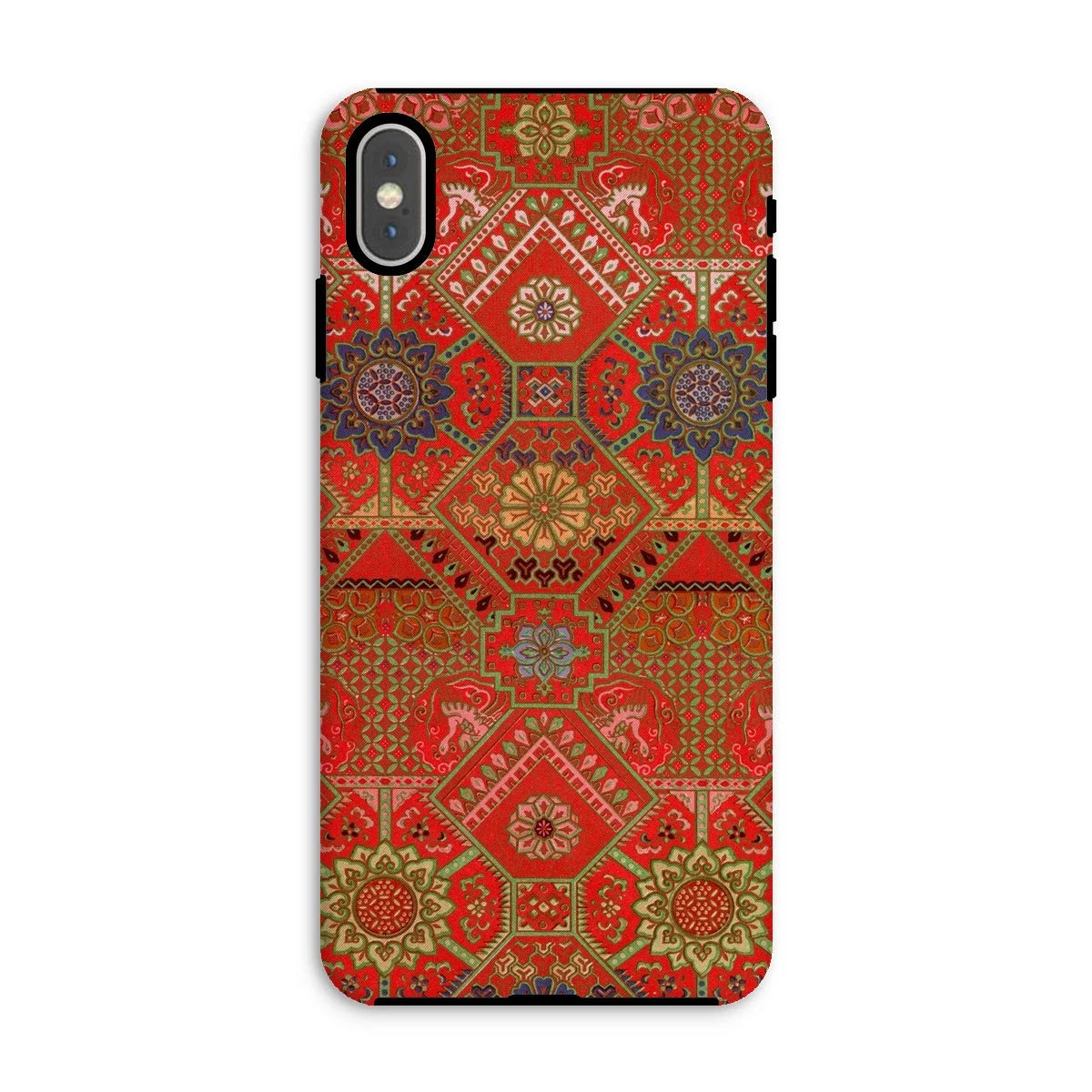 Flower Fan Pattern - G.a. Audsley Textile Art Iphone Case Xs Max / Matte Mobile Phone Cases