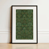 Flower Garden - William Morris Decorative Art Print / Canvas, 12x18’’ / 31x46cm / Black Frame / Matboard, Posters Prints & Visual Artwork,