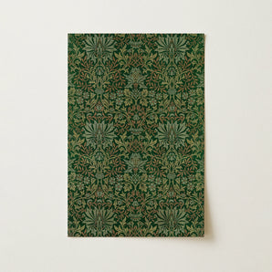 Flower Garden - William Morris Decorative Art Print / Canvas, 16x24’’ / 41x61cm / Unframed / no Border, Posters Prints & Visual Artwork,