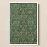 Flower Garden - William Morris Decorative Art Print / Canvas, 12x18’’ / 31x46cm / White Frame, Posters Prints & Visual Artwork, Toby Leon