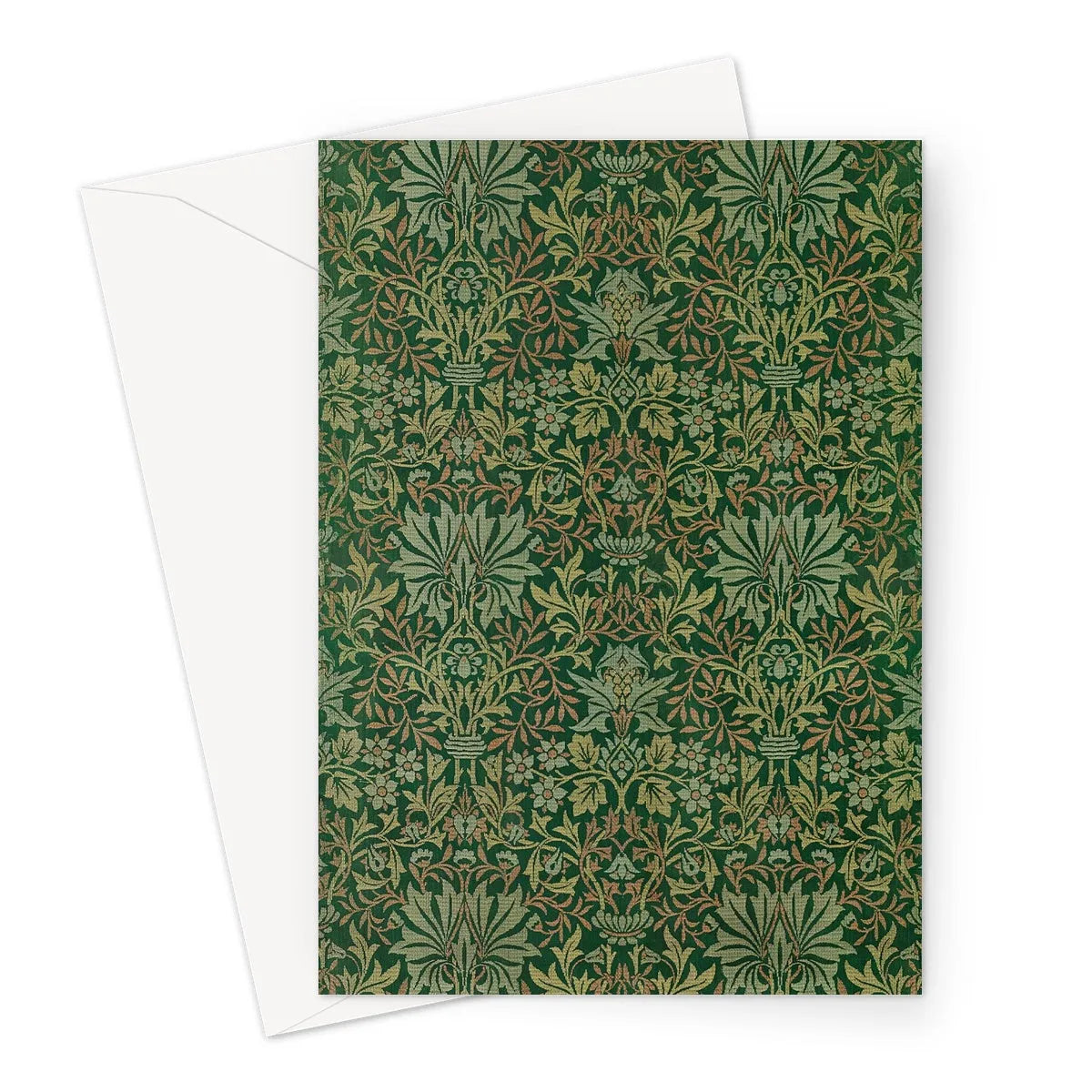 Flower Garden By William Morris Greeting Card - A5 Portrait / 1 Card - Greeting & Note Cards - Aesthetic Art