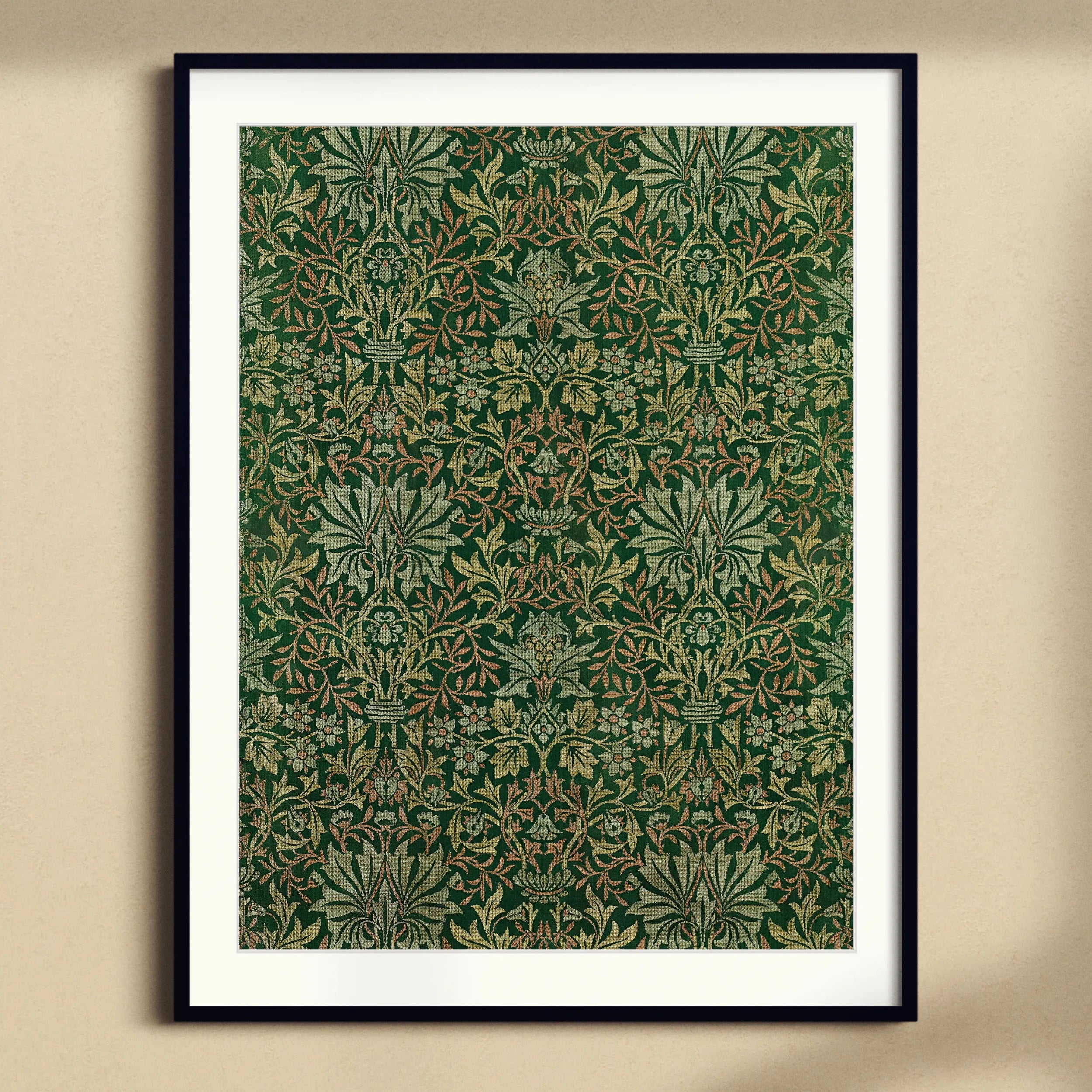 Flower Garden - William Morris Pattern Art Framed Print Posters Prints & Visual Artwork