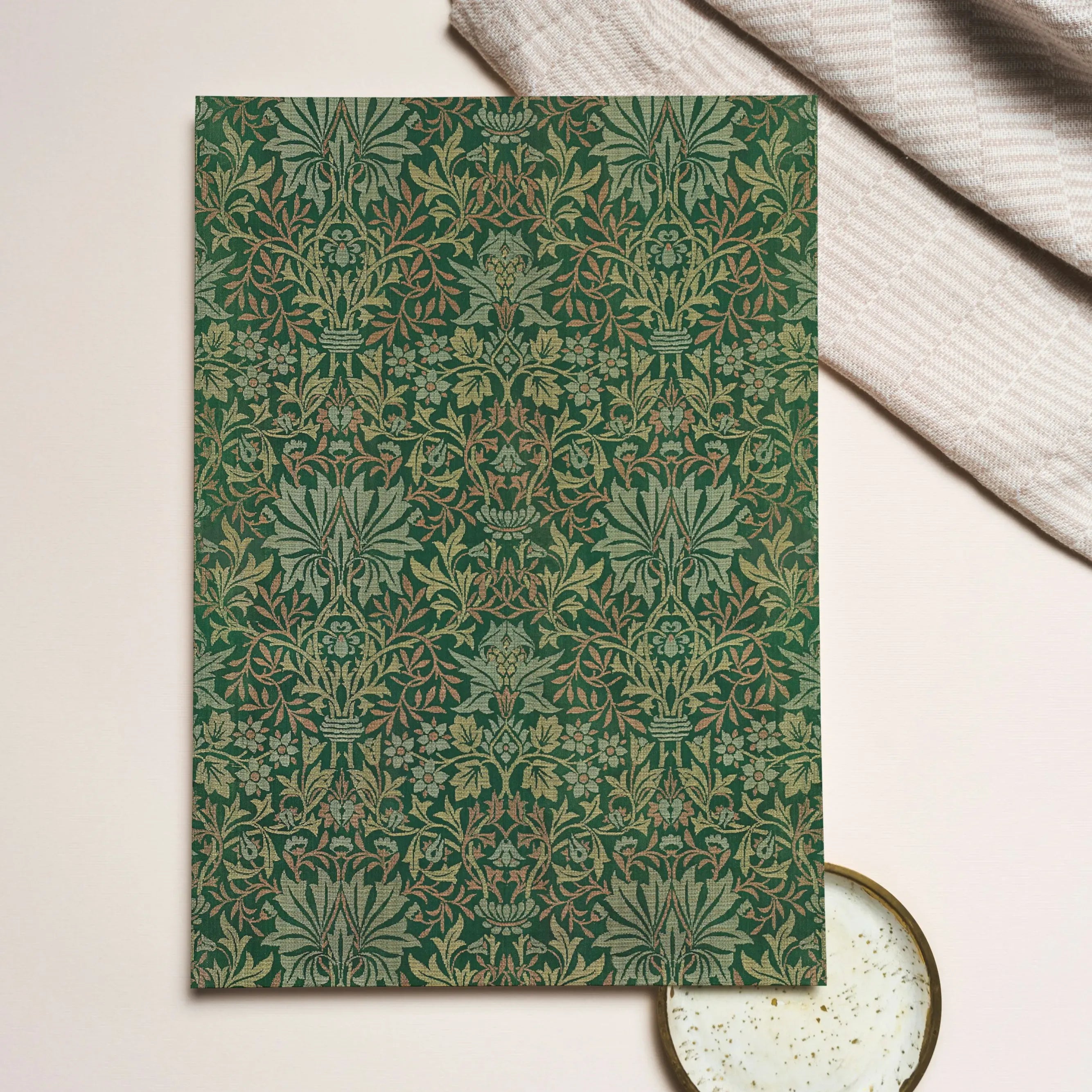 Flower Garden - William Morris Pattern Art Greeting Card - Greeting & Note Cards - Aesthetic Art
