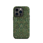 Flower Garden - William Morris Pattern Iphone Case, 14 Pro / Tough Phone, Green Floral Patterned Phone Case