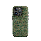 Flower Garden - William Morris Pattern Iphone Case, 15 Pro / Matte, Green Floral Patterned Phone Case