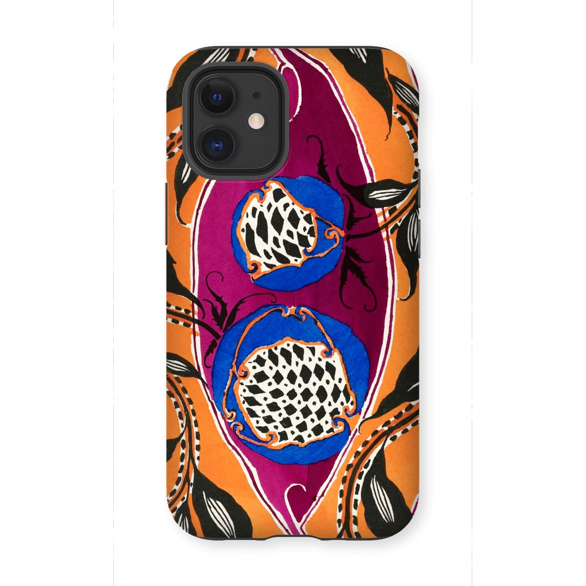 Flower Pods - E.a. Seguy Pochoir Iphone Case, 12 Mini / Matte, Patterned Phone Case