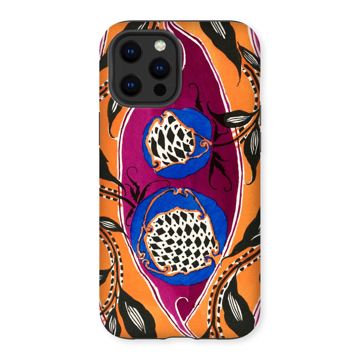 Flower Pods - E.a. Seguy Pochoir Iphone Case, 12 Pro Max / Matte, Patterned Phone Case