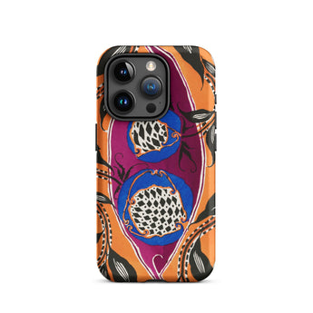 Flower Pods - E.a. Seguy Pochoir Iphone Case, 15 Pro / Matte, Patterned Smartphone Case