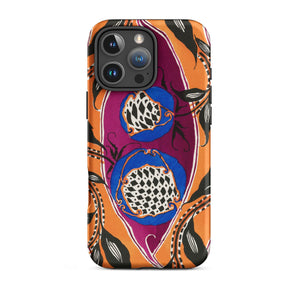 Flower Pods - E.a. Seguy Pochoir Iphone Case, 16 Pro Max / Matte, Patterned Smartphone Case