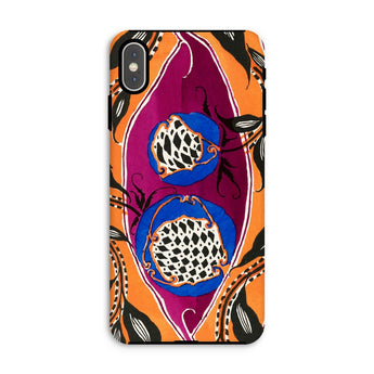 Flower Pods - E.a. Seguy Pochoir Iphone Case, Xs Max / Matte, Floral Patterned Phone Case