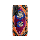 Flower Pods E.a. Seguy Pochoir Samsung Case, Galaxy S21 / Matte, Vibrant Floral Patterned Smartphone Case Orange Purple Blue Black