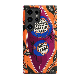 Flower Pods - E.a. Seguy Pochoir Samsung Case, Galaxy S24 Ultra / Matte, Vibrant Floral-patterned Smartphone Case