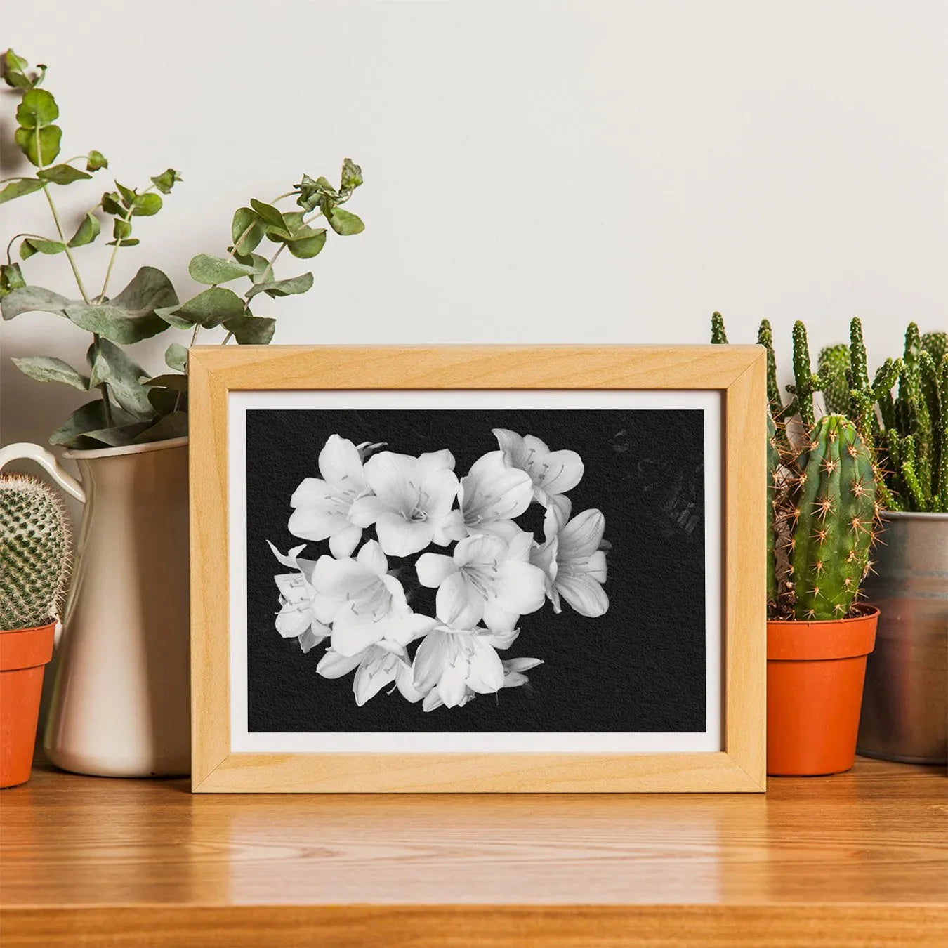 Flower Power 2 + Too Giclée Print - black And White Wall Art - 8×10 - Posters Prints & Visual Artwork - Aesthetic Art