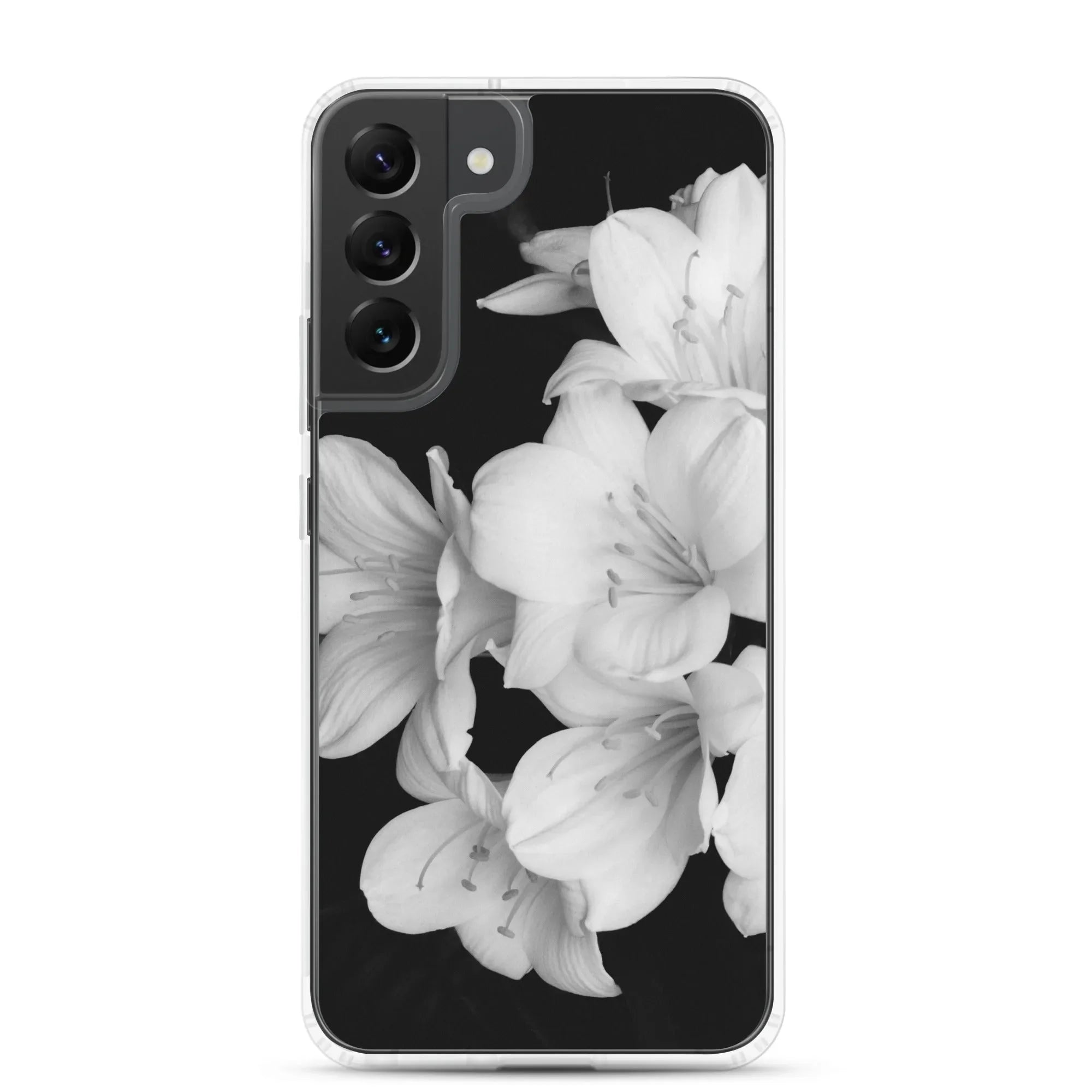 Flower Power 2 + Too Samsung Galaxy Case - Black And White - Samsung Galaxy S22 Plus - Mobile Phone Cases - Aesthetic