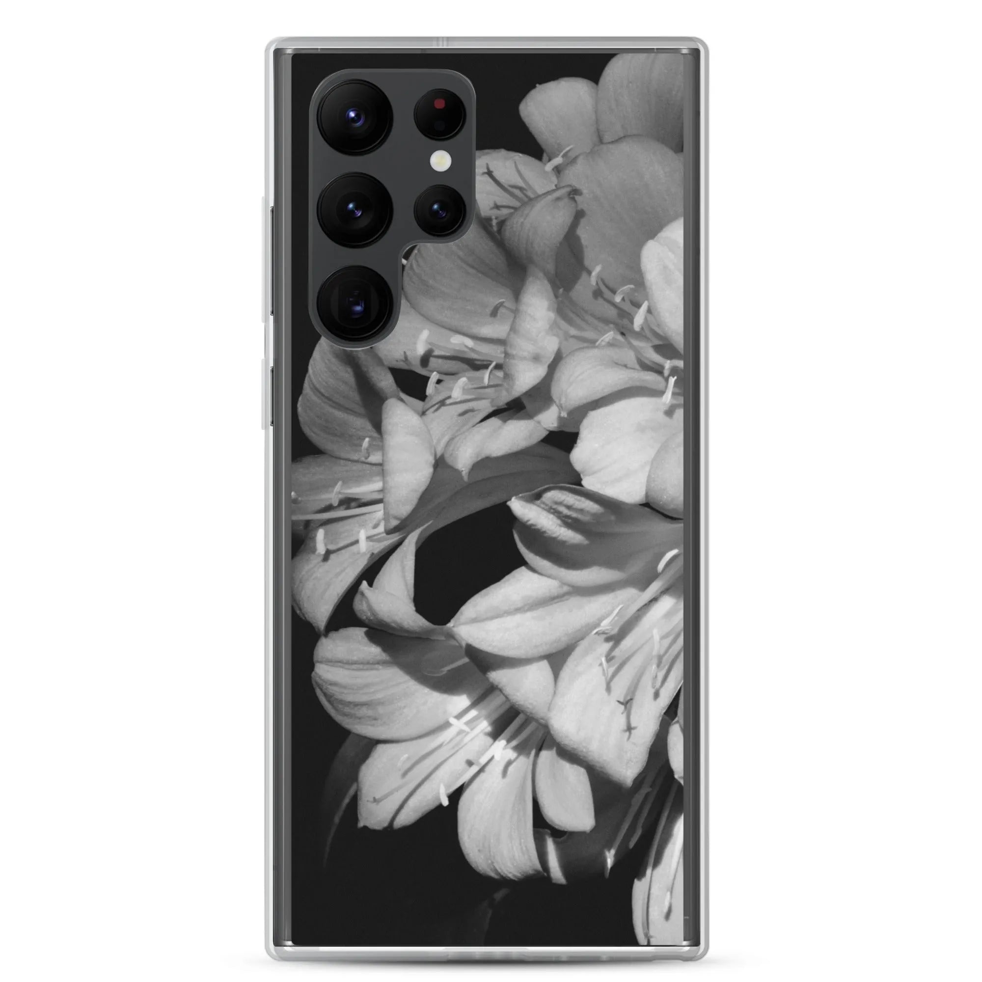 Flower Power Samsung Galaxy Case - black And White - Samsung Galaxy S22 Ultra - Mobile Phone Cases - Aesthetic Art