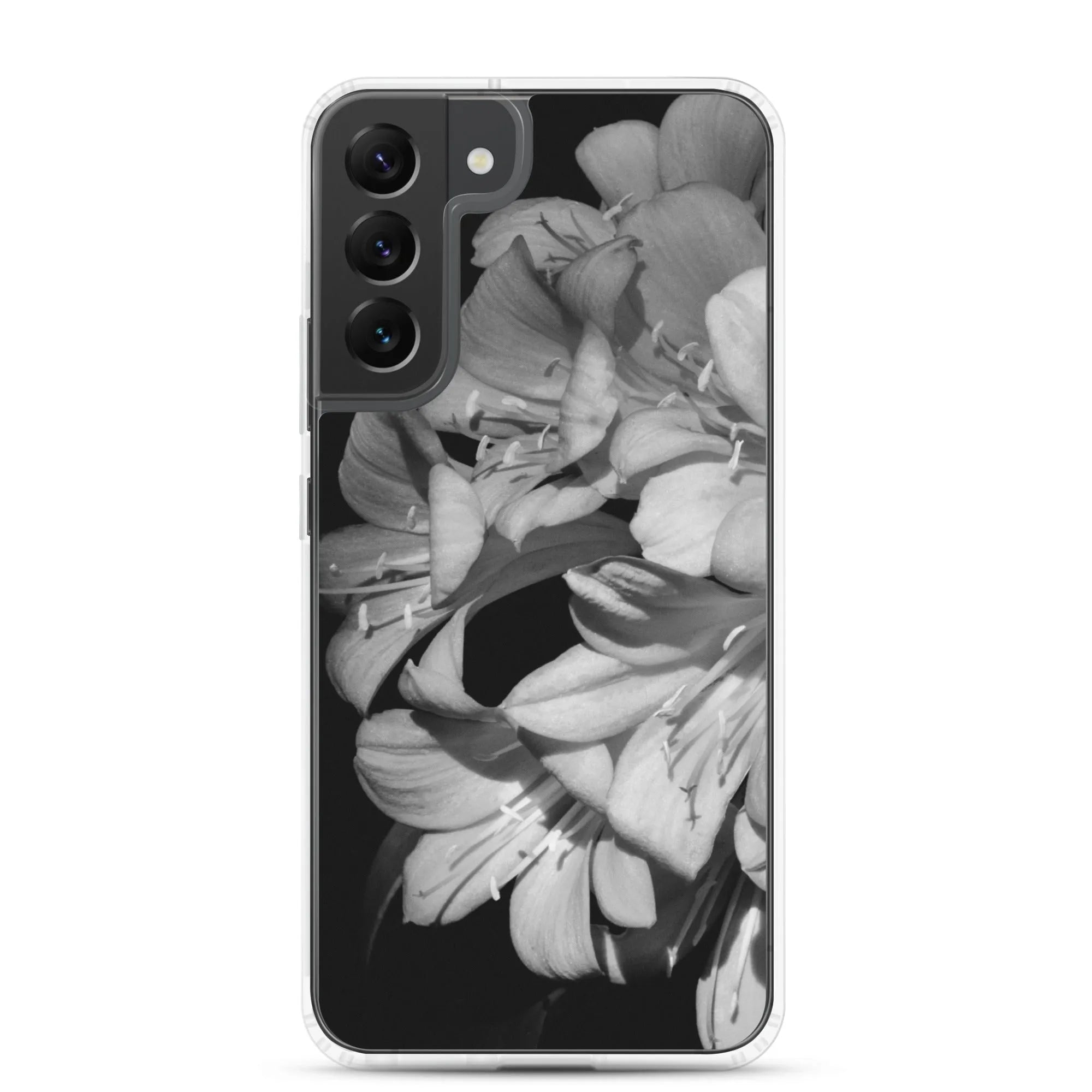 Flower Power Samsung Galaxy Case - black And White - Samsung Galaxy S22 Plus - Mobile Phone Cases - Aesthetic Art