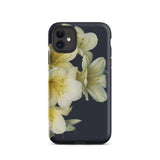 Flower Power too - Yellow Clivia Miniata Iphone Case 11 / Matte Floral-patterned Phone Case Clivia Miniata, Yellow Radiant Allure