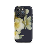 Flower Power too - Yellow Clivia Miniata Iphone Case, 16 Pro / Matte, Floral-patterned Phone Case