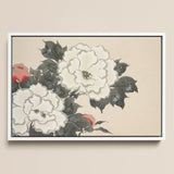 Flowers from Momoyogusa - Kamisaka Sekka Art Print / Canvas, 17x12’’ / A3 / White Frame, Posters Prints & Visual Artwork, Toby Leon