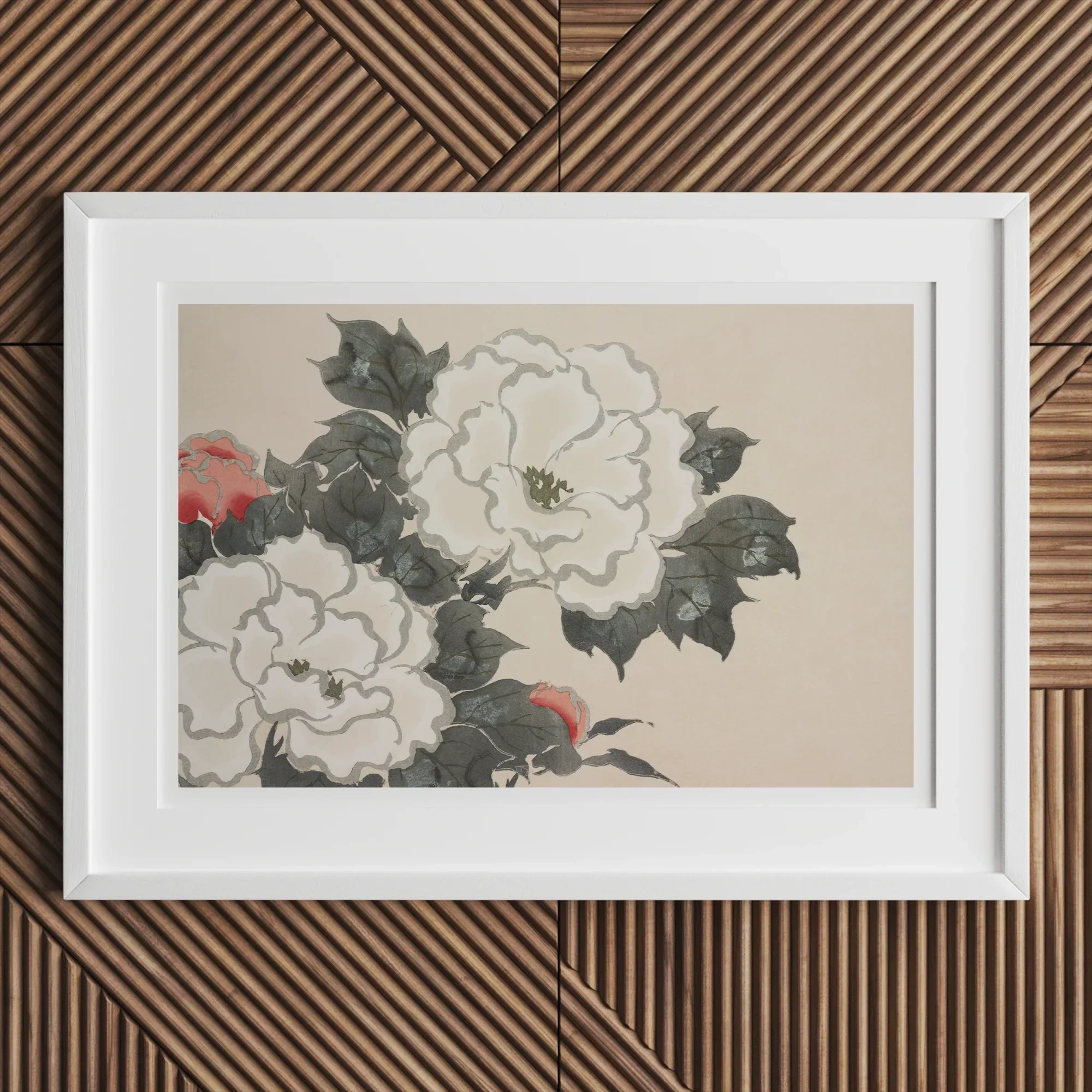 Flowers from Momoyogusa - Kamisaka Sekka Art Print Posters Prints & Visual Artwork