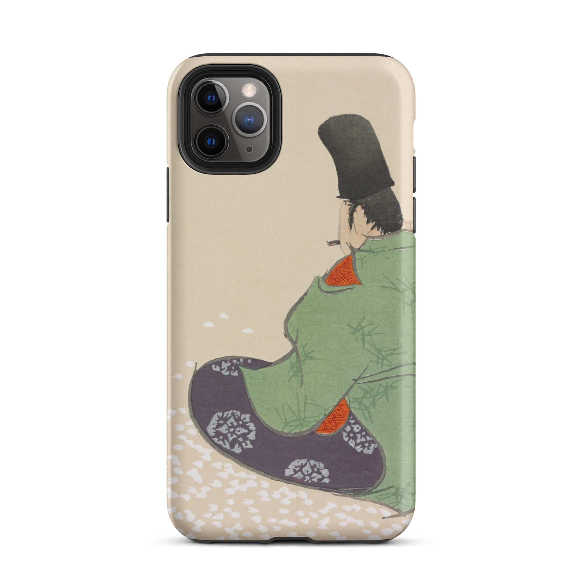 Flute Player Kamisaka Sekka Art Iphone Case, 11 Pro Max / Matte, Japanese Art Phone Case