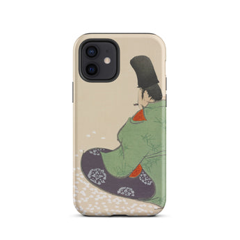 Flute Player - Kamisaka Sekka Art Iphone Case, 12 / Matte, Phone Case Japanese Art