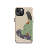 Flute Player - Kamisaka Sekka Art Iphone Case, 13 / Matte, Iphone Case Japanese Art