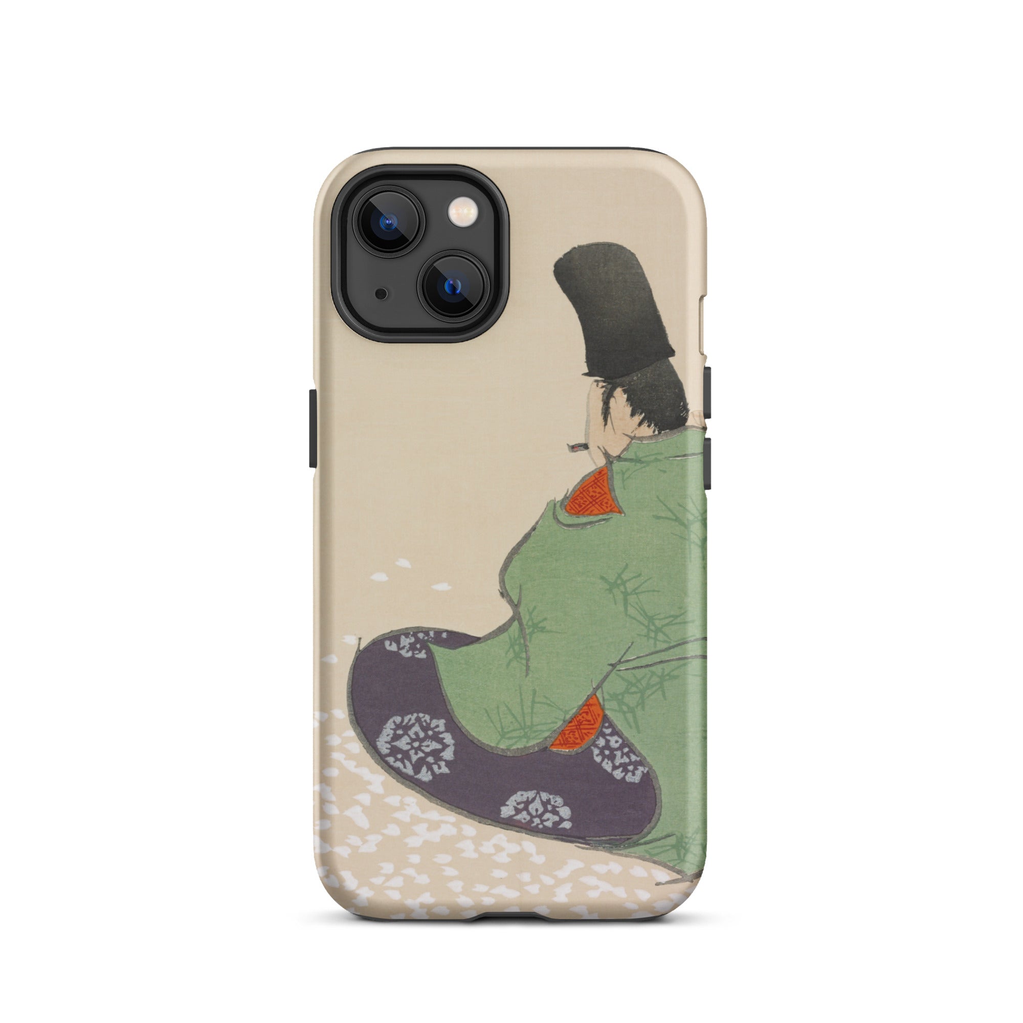 Flute Player Kamisaka Sekka Art Iphone Case, 13 / Matte, Iphone Case Japanese Art