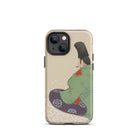Flute Player Kamisaka Sekka Art Iphone Case, 13 Mini / Matte, Iphone Case Japanese Art