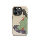 Flute Player Kamisaka Sekka Art Iphone Case, 15 Pro / Matte, Phone Case Japanese Art