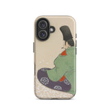 Flute Player - Kamisaka Sekka Art Iphone Case, 16 / Matte, Phone Case Japanese Art