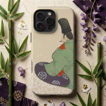 Flute Player - Kamisaka Sekka Art Iphone Case, Mobile Phone Cases, Toby Leon