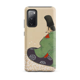 Flute Player - Kamisaka Sekka Art Samsung Case, Galaxy S20 Fe / Matte, Phone Case Traditional Japanese-style Illustration Person Green Robe
