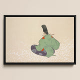 Flute Player - Kamisaka Sekka Meiji Period Art Print / Canvas, 18x12’’ / 46x31cm / Black Frame, Posters Prints & Visual Artwork, Toby Leon