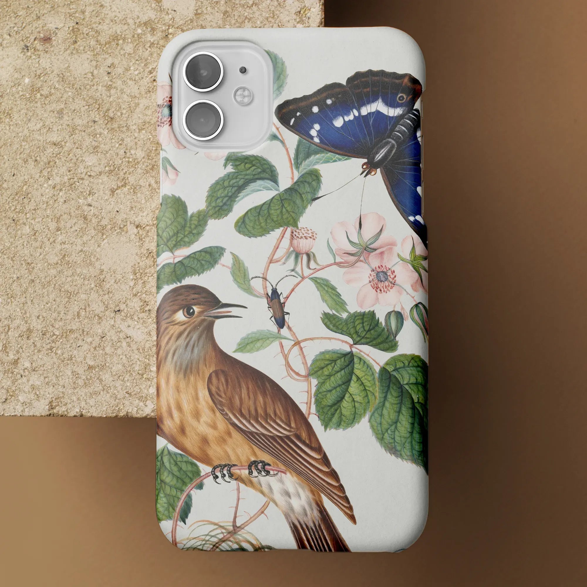 Flycatcher Emperor And Beetle - Art Phone Case - James Bolton - Mobile Phone Cases - Aesthetic Art