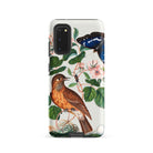 Flycatcher Emperor and Beetle James Bolton Samsung Case, Galaxy S20 / Matte, White Phone Case Natural History Illustration Brown Bird