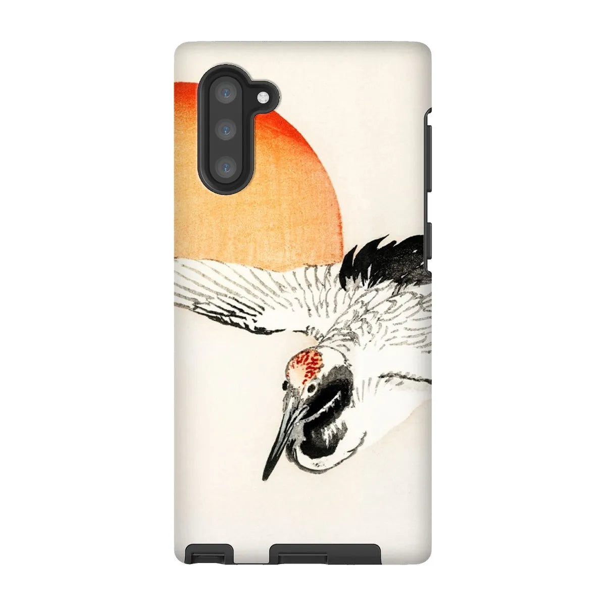 Flying Crane Japanese Aesthetic Phone Case - Kōno Bairei - Samsung Galaxy Note 10 / Matte - Mobile Phone Cases